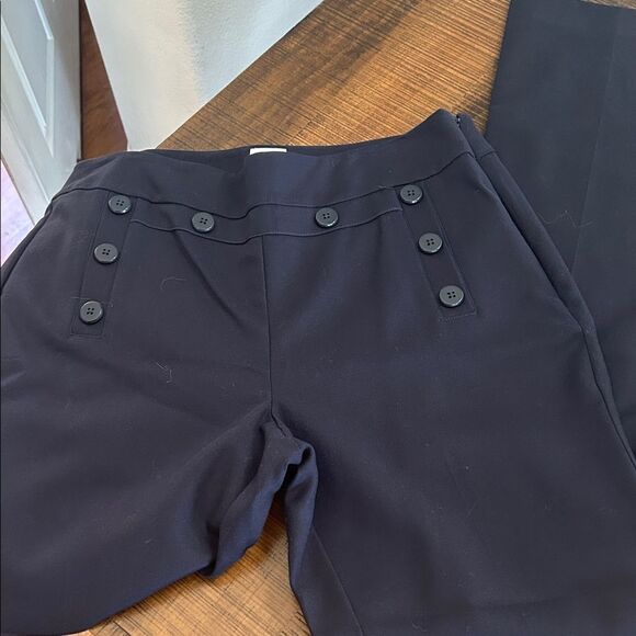 Black Button-Detail Pants- Sailor pants cabi new - Picture 1 of 1